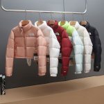 The North Face Down Jacket Red Duck Rock Climbing Winter Embroidery