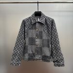 Louis Vuitton Outerwear Bronze Jacquard Denim Patch