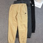 Descente Trousers Red Fleece Breathable And Not Stuffy Outdoor Windproof Autumn Winter Warm Zippered Pocket