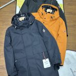 Moncler Coats Red Gore-Tex Goose Down Autumn Winter Windproof Cuffs