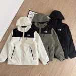 The North Face Jacket Green Water-Repellent Fabric All-Day Comfort Unrestricted Movement Outdoor Windproof Winter Crisp Silhouette