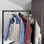 Adidas Coat Red Cotton Winter