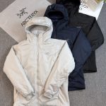 Archaeopteryx Jacket Red Cotton Down Nylon Fleece Adjustable Drawstring Spring Autumn Winter Late Early Slim Fit