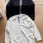 Adidas Long-Sleeved Red Cashmere Understated Luxury