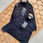 Descente Outerwear Red Cotton Down Fleece Water-Repellent Fabric Winter Warm
