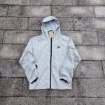 Nike Outerwear Red Cotton Fleece Autumn Winter And