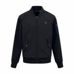 Ralph Lauren Cotton-Padded Jacket Red Cotton Fleece Woven Fabric Relaxed Fit Sophistication Embroidery