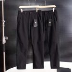 Descente Long Pants Red Cotton Fleece Woven Fabric Urban Commuting Winter