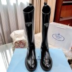 Prada Long Boots Black Autumn