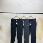 Descente Long Pants Red Fleece Super Soft Fabric Winter Warm
