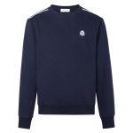 Moncler Long-Sleeved Red Cotton Fleece Embroidery