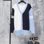 Thom Browne T-Shirts Red Minimalist Color Blocking