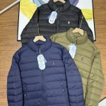 Ralph Lauren Down Jacket Green Nylon Winter