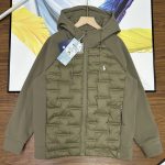 Ralph Lauren Down Jacket Red Cotton Air Duck Easy To Match Matte Fabric Down-Proof Patch