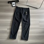 Descente Long Pants Red Cotton Fleece Woven Fabric Urban Commuting Winter
