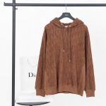 Dior Hoodie Blue Jacquard Pattern