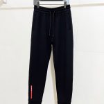 Prada Trousers Blue Cotton