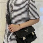 Prada Wallet Red Nylon Fabric