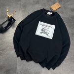 Burberry Hoodie Red Cotton Fleece Winter