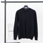 Louis Vuitton Sweater Black Cotton Pure Jacquard Sophistication