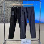 Archaeopteryx Casual Trousers Red Fleece Suitable For All Body Types Simple Style Winter Side Pockets