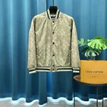Louis Vuitton Jacket Red Wool Jacquard Street Style Understated Embroidery