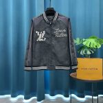 Louis Vuitton Jacket Red Wool Jacquard Street Style Understated Embroidery