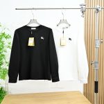 Burberry Hoodie Red Minimalist Style Autumn