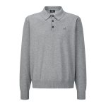 Fendi Long-Sleeved Ash Cotton Wool Fine