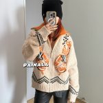Louis Vuitton Coat Red Cotton Wool Blend Jacquard Embroidery