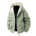 Descente Cotton-Padded Coat Red Cotton Wool Lambswool Winter