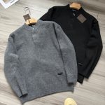 Zegna Knitwear Black Wool Blend