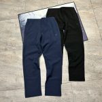 Descente Long Pants Red Silk Fleece Woven Fabric Exquisite Tailoring Autumn Winter