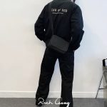 Fear Of God Crossbody Bag Ash Nylon Pu Leather Fabric Streetwear