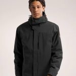 Archaeopteryx Coat Ash Cotton Down Microfiber Winter Embroidery Windproof Cuffs