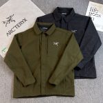 Archaeopteryx Coat Red Wool Polyester Softshell Fabric Fleece Woven Mature And Sophisticated Slim Fit