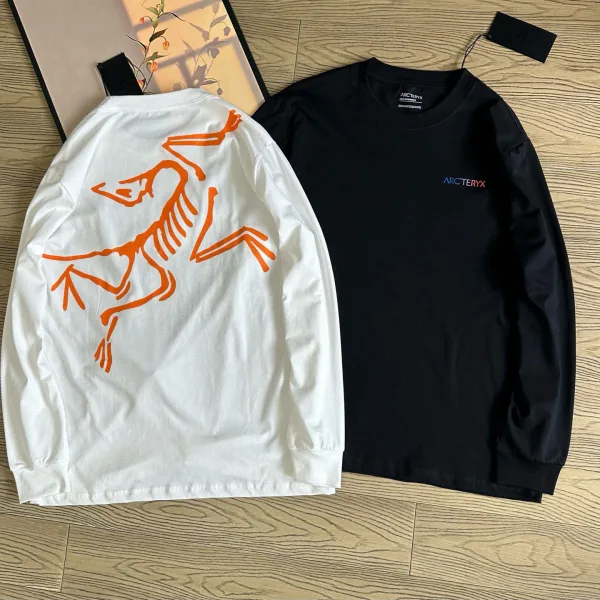 Archaeopteryx T-Shirt Ash Cotton Combed Street Style Double Needle Stitching Patch