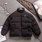 Archaeopteryx Cotton-Padded Coat Red Eva Cotton Winter Embroidery