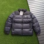 Moncler Down Jacket Red Duck Nylon Fabric Autumn Winter Hidden Pocket Zippered