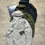 Archaeopteryx Down Jacket Green Gore-Tex Cotton Goose