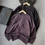 Dior Hoodies Purple Fleece Soft Relaxed Fit
