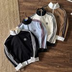 Adidas Coat Blue Plush Fleece Winter