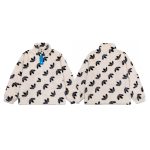 Adidas Coats Red Cotton Rabbit Fur Lace