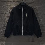 Chrome Hearts Cotton-Padded Coat Red Cotton Rayon Embroidery