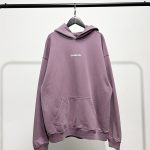 Balenciaga Hoodie Red Cotton