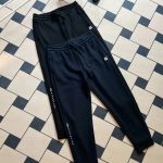 Fila Sweatpants Red Cotton Fleece Slim Fit