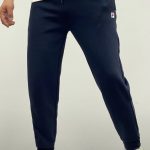 Fila Sweatpants Red Cotton Fleece Slim Fit