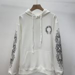 Chrome Hearts Hoodie Ash Cotton