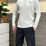 Descente Long-Sleeved Shirts Fleece Double-Sided Fabric Unrestricted Movement Quick-Drying Sports And Leisure Understated Luxury