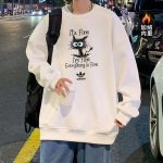 Adidas Sweatshirt Black Cotton Fleece